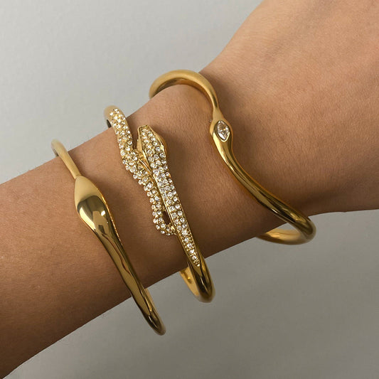 Cassian Veyne Bracelet Set | Gold 18k